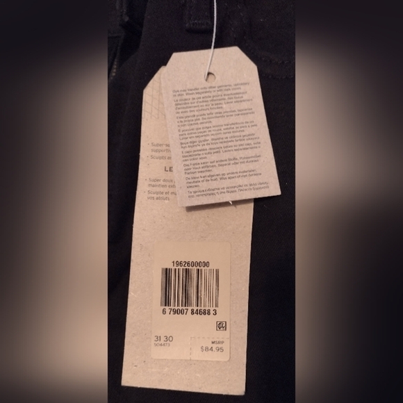 NWT  Levi 311 Shaping Skinny Jeans 31 × 30 Size 30 Tummy Slimming Mid Rise - Picture 9 of 10